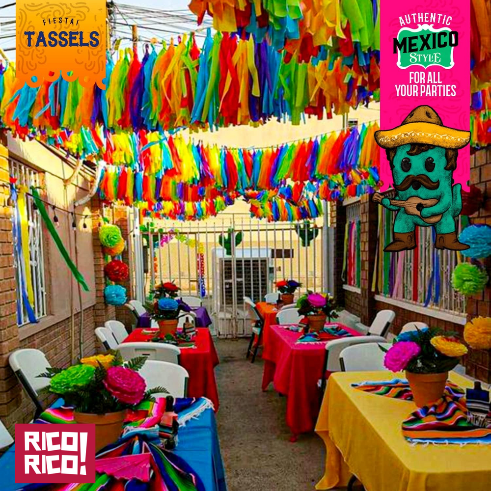 Multicolor Fiesta Tassels