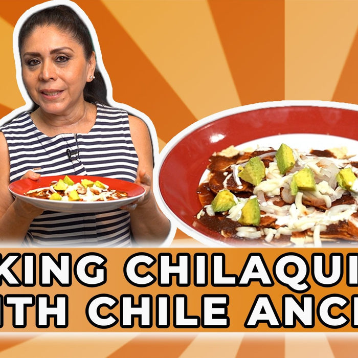 How To Make Chilaquiles Using Dried Chile Ancho Sauce - Recipe | Ole Rico