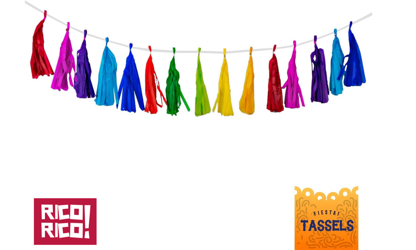 Multicolor Fiesta Tassels