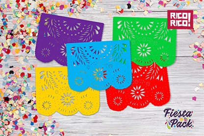 Multi-Color Papel Picado Mexican Banner Fiesta Decoration