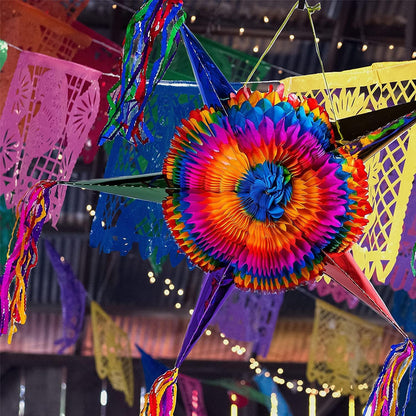 Handmade Mexican Star Pinata Decoration